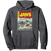 Jaws Pulp Attack Comic Cover Pullover Hoodie
