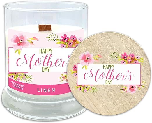 happy mothers day candle