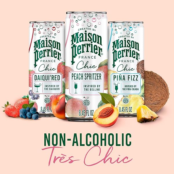 MAISON PERRIER, PEACH SPRITZER, 8.45 FL OZ