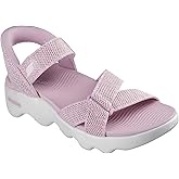 Skechers Women's On-The-Go Massage Fit Sandal Hands Free Slip-ins - Heather, Pink, 10