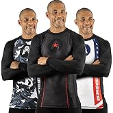 Anthem Athletics Reignite BJJ Rashguard for Men, MMA, & No Gi Grappling - Long Sleeve Jiu Jitsu Rash Guard Men BJJ