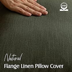 Foindtower Pack of 2, Decorative Linen Solid Throw