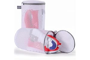 Kimmama Shoe Washing Machine Bag, Shoe Bag for Washing Machine, Mesh Laundry Bags for Sneakers, Footwear, Trainers, Slippers,