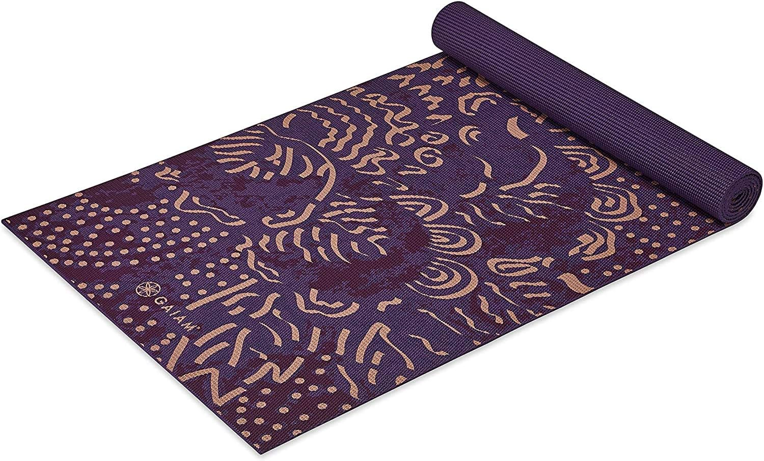 POIUY 4 Mm Thick Non-slip Print All Types Of Sports And Fitness Yoga Mat,Sang Cluster