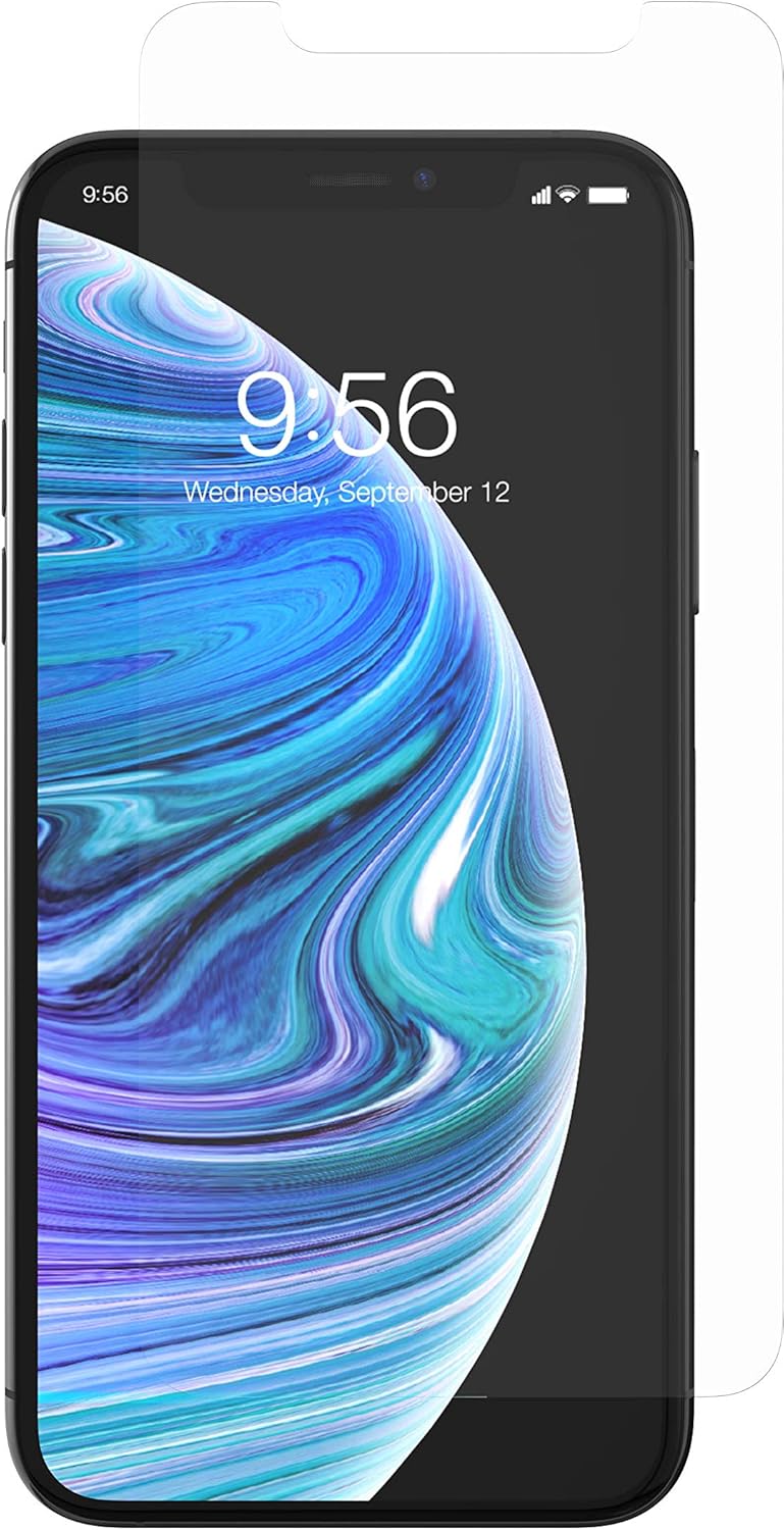 ZAGG InvisibleShield Glass+ Screen Protector – High-definition Tempered Glass for the Apple iPhone XS/ X – Impact & Scratch Protection