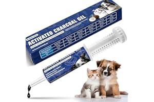 Activated Charcoal for Dogs & Cats, Charcoal for Dogs First Aid Formula, Dog First Aid Kit Charcoal Emergency for IPoisoning,