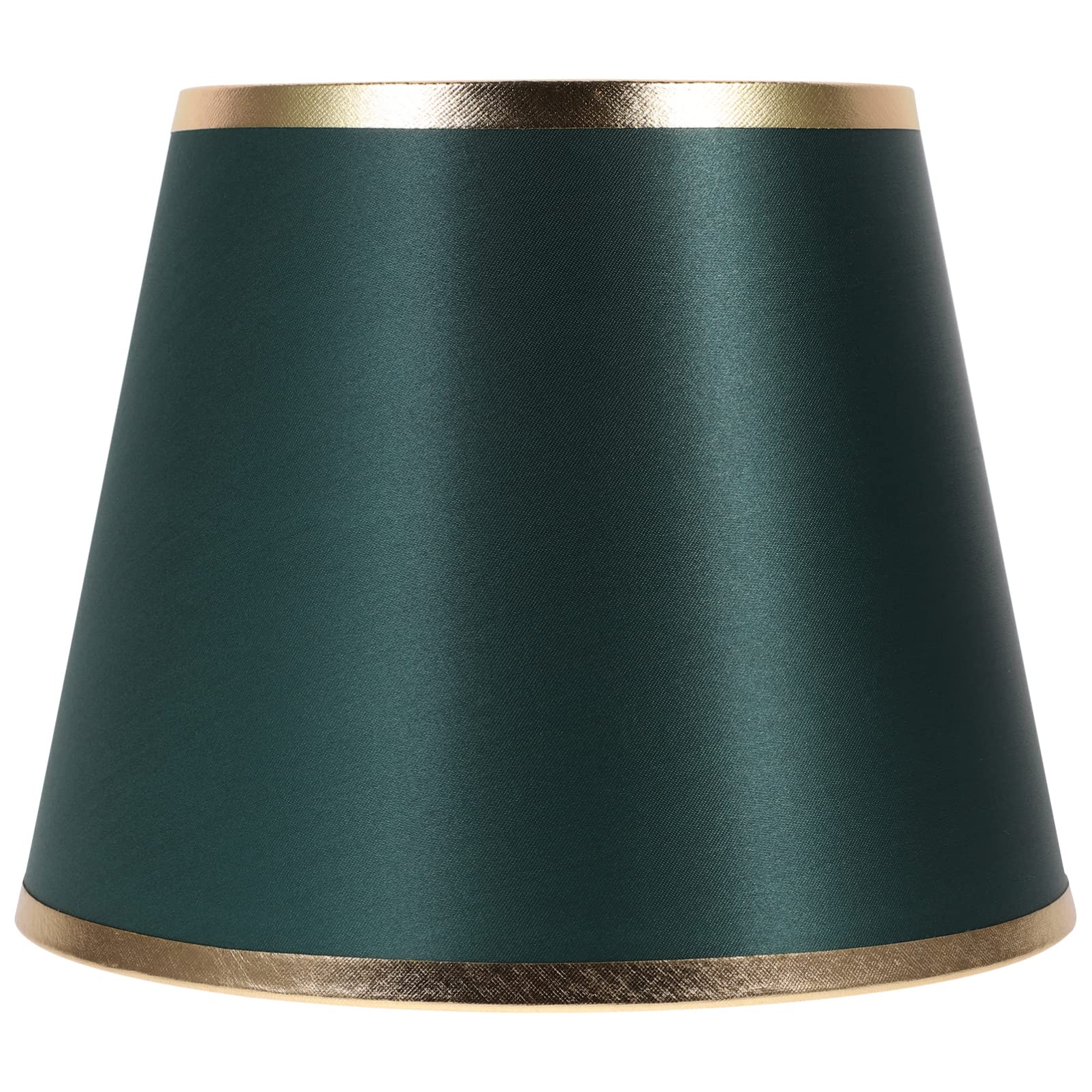 LALAFINA 1pc Barrel Lampshade E27 Fabric Light Shade Round Lamp Shade Chandelier Light Shade for Table Lamp Floor Pendant Light, Dark Green