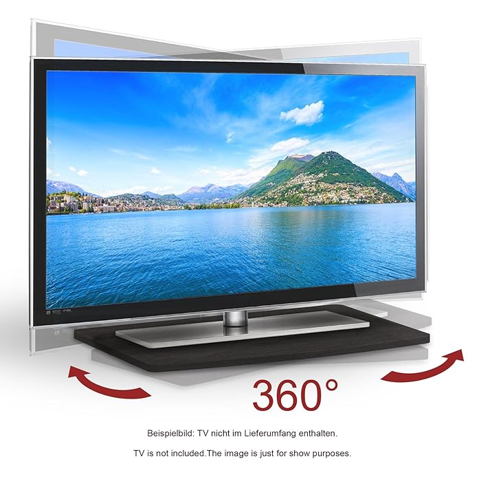 Buy RICOO Rotary Wooden TV Stand Rack FS053B Monitor Mount Universal