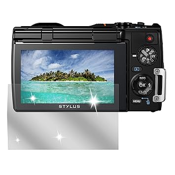 dipos I 6X Schutzfolie klar passend für Olympus TG-850 Folie Displayschutzfolie