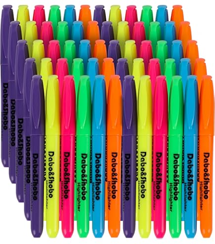108 Pack Tank Style Highlighters - Chisel Tip Yellow Markers For School, Office & Coloring - View #11