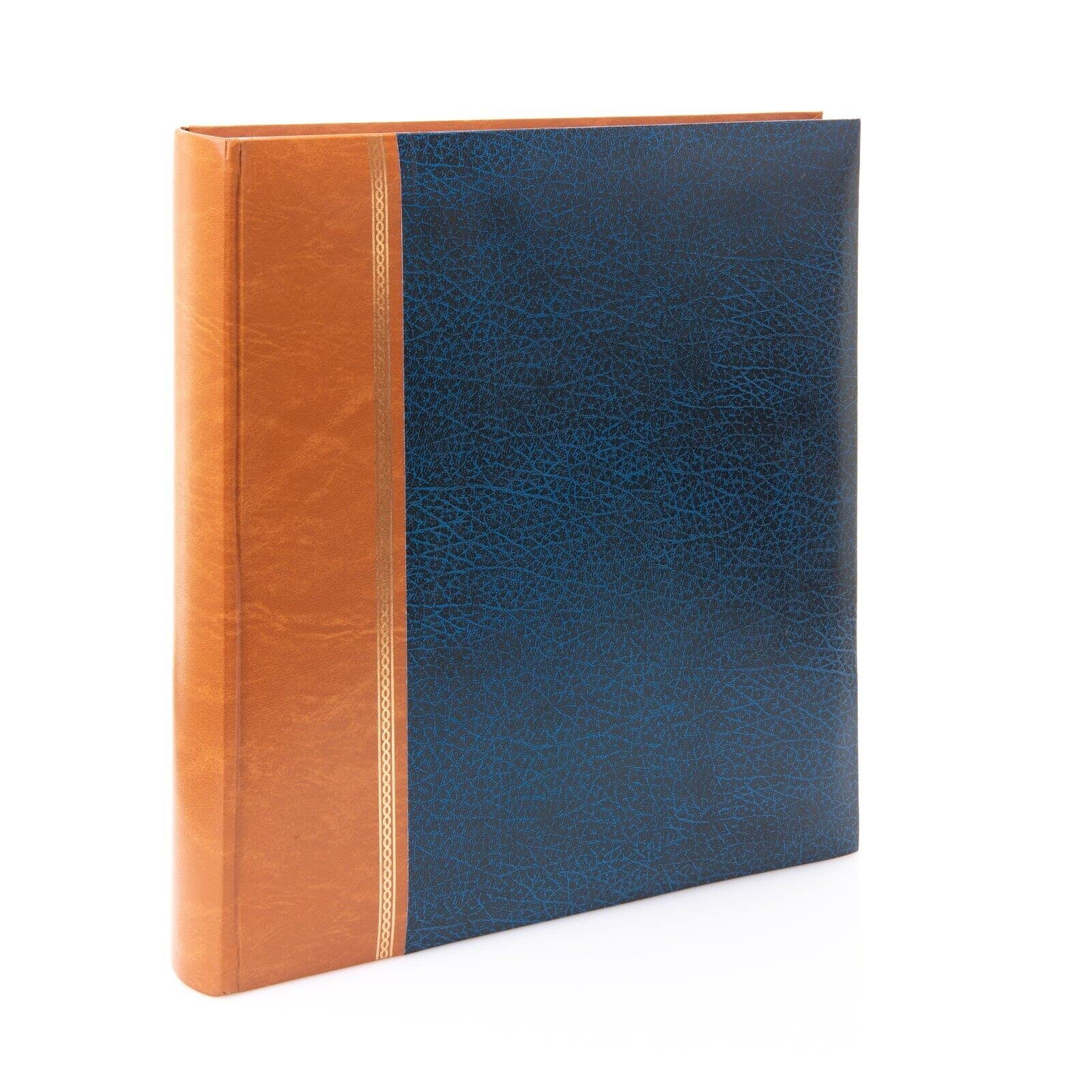 Kenro Grace Traditional Photo Album 100 Pages 28x33cm Navy Blue Faux Leather Non-Adhesive Pages - KD104UE