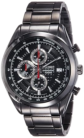 Seiko Superior Analog Black Dial Mens Watch - SSA007K1