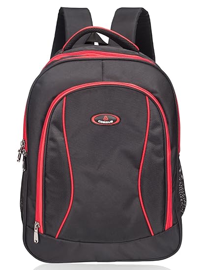 COSMUS Nylon 37 Ltr Black School Backpack