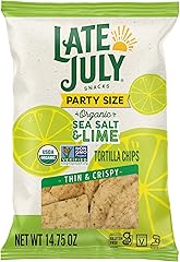 Late July Sea Salt & Lime Organic Tortilla Chips, 14.75 Oz Bag