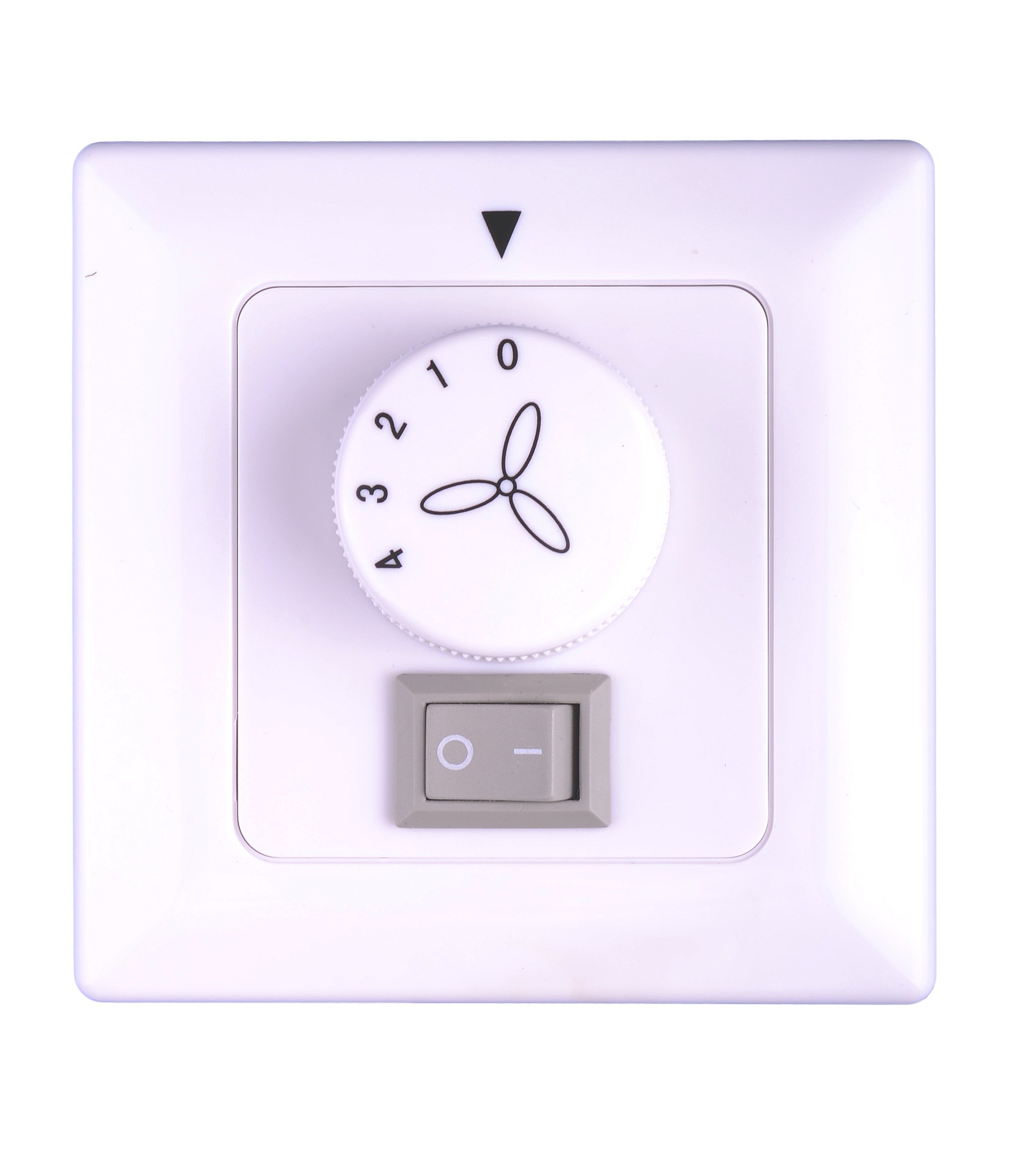 Pepeo Wall Control for Ceiling Fans with Light - Surface mounted, Colour White
