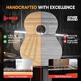 Pyle Left-Handed Beginner Acoustic Guitar Kit 1/4 Junior Size 76 cm view 6
