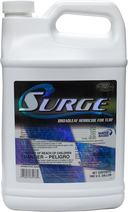 Amazon Com Surge Turf Herbicide 1 Gallon Sulfentrazone Garden Outdoor