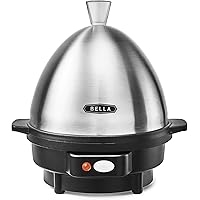 BELLA 14837 Rapid 7 Capacity Electric Egg Cooker for Hard Boiled, Poached, Scrambled or Omelets with with Auto Shut Off…