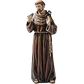 Joseph's Studio by Roman - St. Francis Figure, 6" Scale Renaissance Collection, 6.25" H, Resin and Stone, Religious Gift, Decoration
