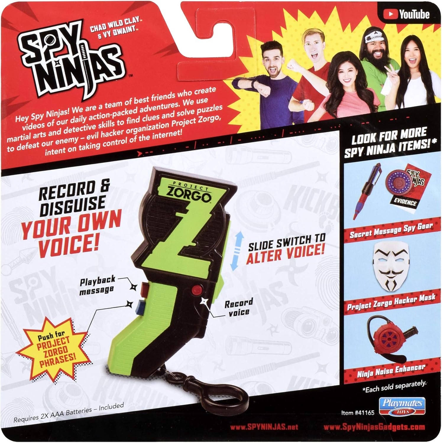 Spy Ninjas Project Voice Morpher Playsets