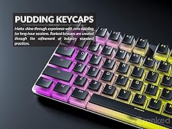 Ranked Pudding PBT Keycaps | 112 Double Shot