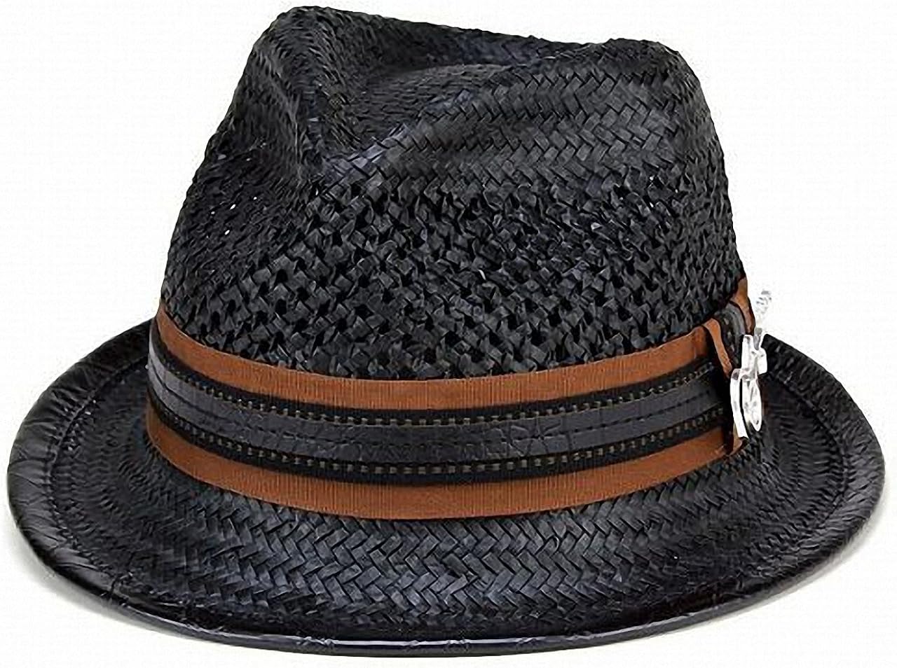 国内配送 中折れハット 春夏 ファッション 帽子 メンズ レディース カルロスサンタナ サマーハット ストロー ハット Mohican ブラック 紳士 男性用 小物 プレゼント ギフト 父の日 アウトドア 上品 Fedora 送料無料 涼しげなレース編みが