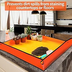 Onlysuki 3PCS 39.5" x 31.5" Large Repotting Mat for