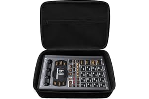 Musiin Audio Samplers Case Compatible with Roland SP-404MKII, SP-404A, SP-404SX, SP-404, Smooth Dual Zippers, Spacious Top Mesh Pocket for Accessories,Soft and Comfortable Handle,Make travel easier