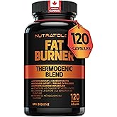 Nutratology Thermogenic Fat Burner | Canadian-Made | Metabolizes Carbohydrates & Fats - Appetite Suppressant That Helps Satie