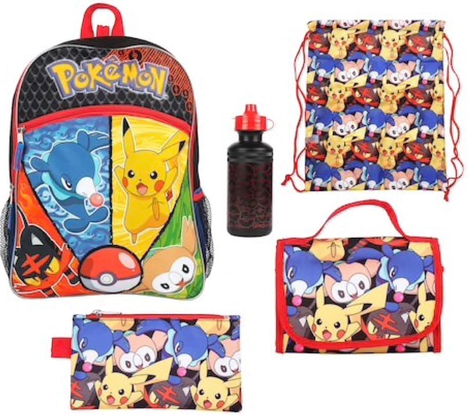 pokemon bookbag and lunch box