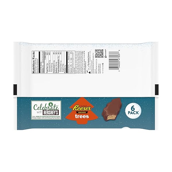 REESE’S HOLIDAY PEANUT BUTTER TREES, 6 COUNT, 7.2 OUNCE