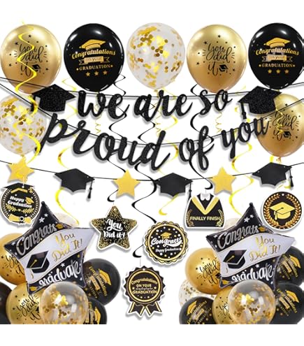 Amazon.com: 多色類別2025 氣球- 16 英吋| 2025 年畢業裝飾類的畢業