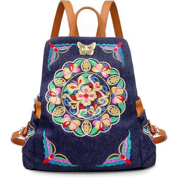 Amazon.com: Canvas Fashion Backpacks Travel Bag Casual  display picture 1