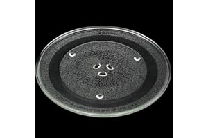 BlueNatHxRPR 12.5 inch(318MM) Microwave Turntable Plate Microwave Cooking Tray Compatible for GE and Samsung
