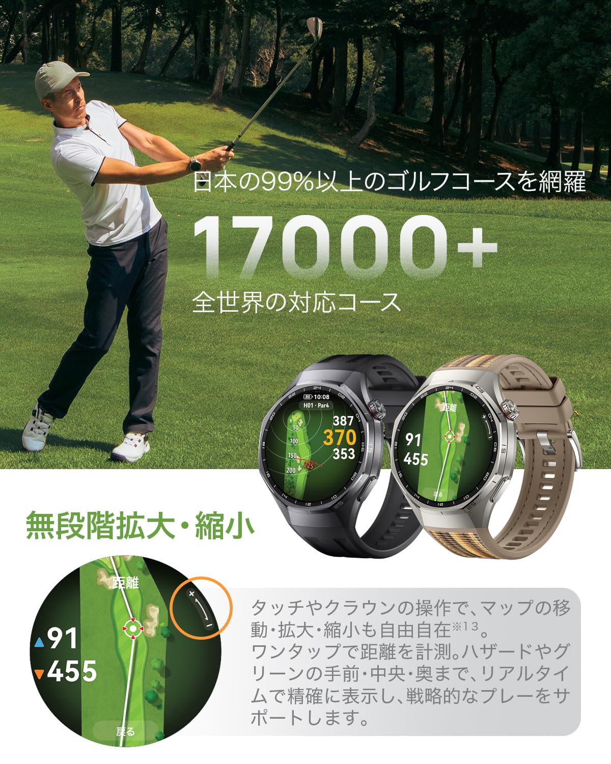 HUAWEI WATCH GT6 Pro 46mm Smart Watch Black + HUAWEI Scale 3 Bluetooth Edition Frosty White for iOS & Android