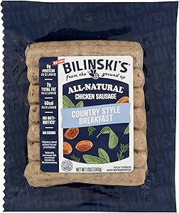 Bilinski Country Style Breakfast Chicken Sausage, 12 OZ