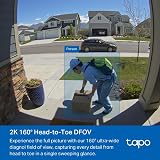 Tapo D210 Wireless Doorbell Camera 2K 3MP Battery Video Full Color Night Vision view 4