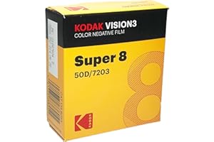Kodak Super 8 Color Negative VISION3 50D 7203/50' Cartridge