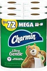 Charmin Ultra Gentle Toilet Paper, 18 Mega Rolls = 72 Regular Rolls