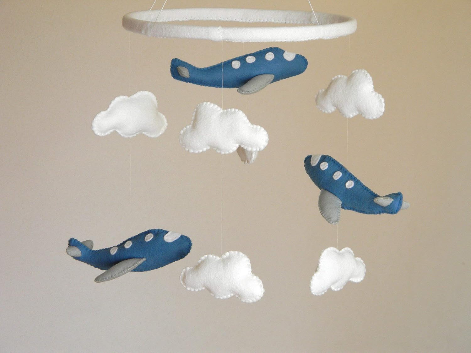 Airplane mobile Baby mobile Nursery Mobile Nursery decor