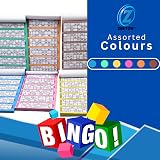ZEBTON Bingo Books 600 Game Tickets 6 Game Assorted Colors Stationary Fun view 3