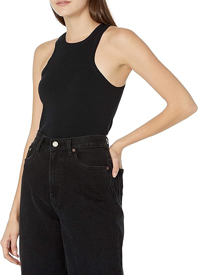 Amazon Co Jp The Drop Lucyswhims セーター カットアウェイ レーサー タンクトップ ストレッチフィット 服 ファッション小物