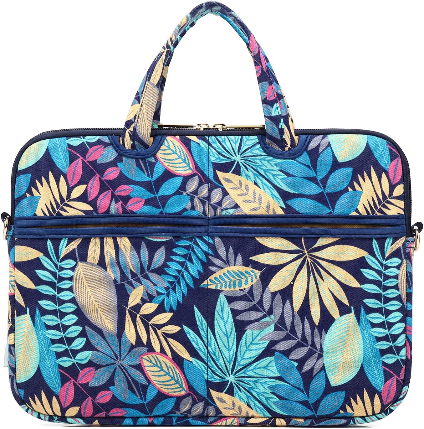 kayond Forest Series Patten Canvas Laptop Shoulder Messenger Bag Case Sleeve for 15-15.6 Inch Laptop and Macbook Pro 15.4 (15-15.6 inch - Image 5