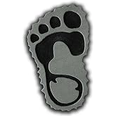 Toejamr Snowboard Stomp Pad - Goofy YETI Bigfoot- Gray