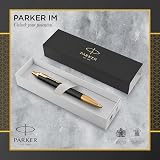 Parker IM Ballpoint Pen Premium Black Medium Point Blue Ink Gift Box view 2