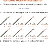 Maxiwatt 8mm x 30mm Cartridge Heater High Durability Industrial Heating Element view 7