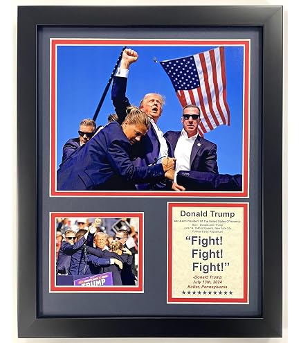 Cornice Portafoto Con Fotografia Autografata Del Presidente Ronald Reagan Dedic