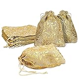exciting Lives Set of 10 Big Designer Potli Jute