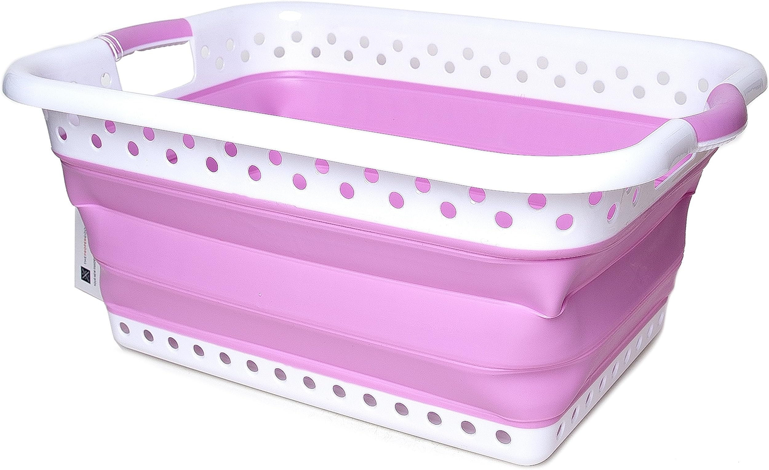 Smart POP UP Collapsible Laundry Basket – Space Saving Foldable Storage Container – EASY to use and carry – Versatile Portable Organize