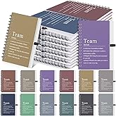 Fullhawl 24 Pcs Team Appreciation Gift Bulk for Employee A6 Spiral Notebook Motivational Journal Notepad Christmas Party Gift for Nurse Teacher Coworker Employee, 100 Page/50 Sheet(Delicate Color)